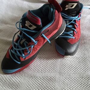 Old Skool Nike CP3 Red and Black Basketball Shoes